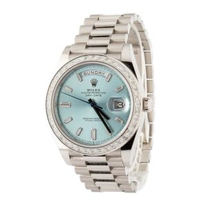 Replica Rolex Day-Date White Gold 36mm, Luxury Classic Watch Clone - Image 3