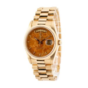 Luxurious 18K Gold Day-Date Rolex Clone - Image 3