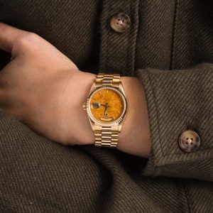 Luxurious 18K Gold Day-Date Rolex Clone - Image 5