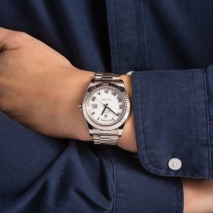 Rolex Oyster Perpetual Day Date Black Face The Ultimate Luxury Watch - Image 5