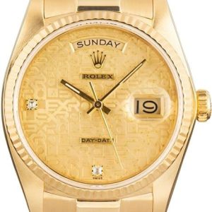 Replica Vintage Rolex Day Date White Gold Luxury Timepiece