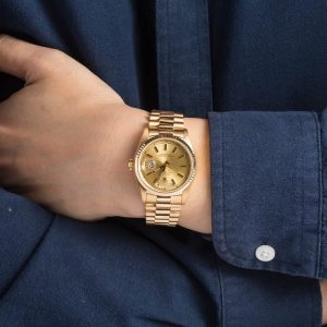 Fake Rolex Platinum Presidential Watch A Luxury Reimagined - Image 5