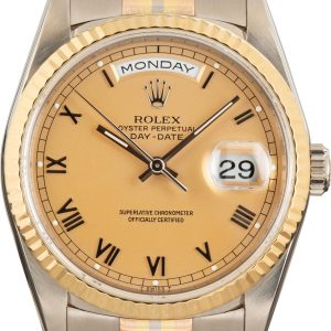 Luxury Replica Day Date Blue Dial Watch
