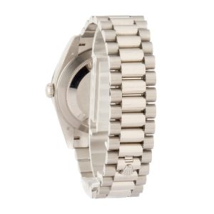 Replica Rolex Day-Date White Gold 36mm, Luxury Classic Watch Clone - Image 4