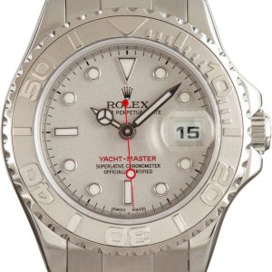 Luxury Blue Dial Rolex Yacht-Master Navy Watch 100M Waterproof