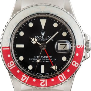 GMT Master Ref 6542 Clone Luxury Stainless Steel Chronograph